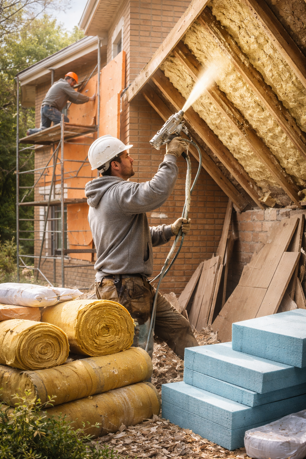 Утепление домов в Мегионе под ключ от 4379 руб/м2 | Профессионально — ТепломастерМго